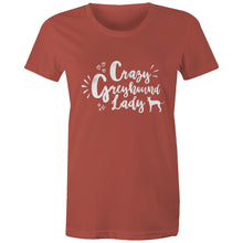 Load image into Gallery viewer, Crazy Greyhound Lady Graphic - Women&#39;s Classic T-Shirt
