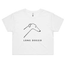 Load image into Gallery viewer, Long Doggo - Women&#39;s Crop T-Shirt
