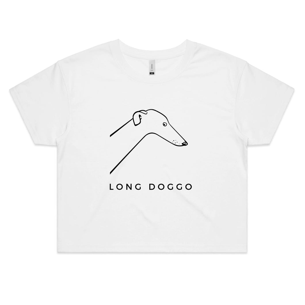 Long Doggo - Women's Crop T-Shirt