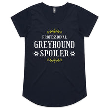 Load image into Gallery viewer, Professional Greyhound Spoiler - Women&#39;s Scoop Neck T-Shirt
