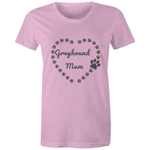 Load image into Gallery viewer, Greyhound Mum Heart Frame - Women&#39;s Classic T-Shirt
