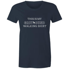 Load image into Gallery viewer, This Is My Greyhound Walking Shirt  - Women&#39;s Classic T-Shirt
