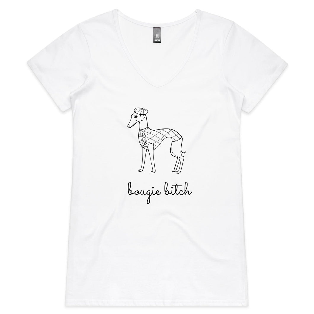 Bougie Bitch - Women's V-Neck T-Shirt