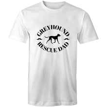 Load image into Gallery viewer, Greyhound Rescue Dad Moustache - Men&#39;s T-Shirt
