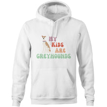 Load image into Gallery viewer, My Kids Are Greyhounds - Pocket Hoodie Sweatshirt
