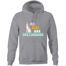 Load image into Gallery viewer, My Kids Are Greyhounds - Pocket Hoodie Sweatshirt
