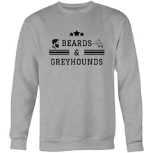 Load image into Gallery viewer, Beards and Greyhounds - Crew Sweatshirt
