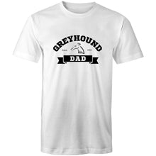 Load image into Gallery viewer, Greyhound Dad Banner - Men&#39;s T-Shirt
