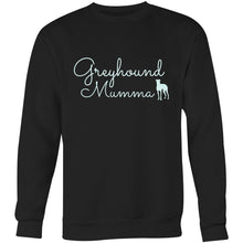 Load image into Gallery viewer, Greyhound Mumma Greyhound Silhouette - Crew Sweatshirt
