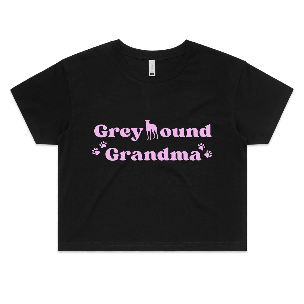 Greyhound Grandma - Women's Crop T-Shirt