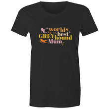 Load image into Gallery viewer, Worlds Best Greyhound Mum - Women&#39;s Classic T-Shirt
