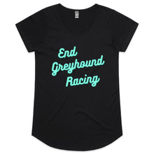 Load image into Gallery viewer, End Greyhound Racing - Women&#39;s Scoop Neck T-Shirt
