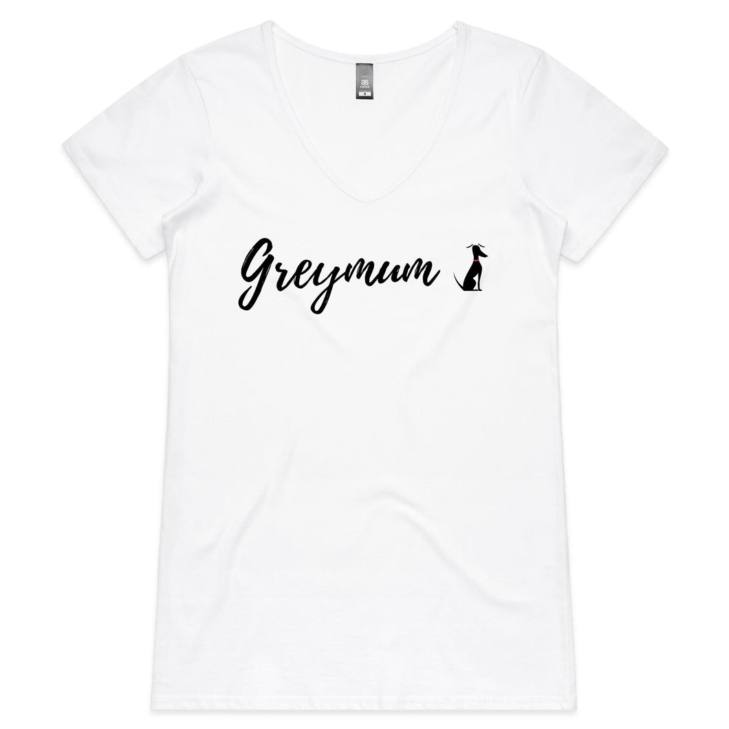 Greymum - Women's V-Neck T-Shirt