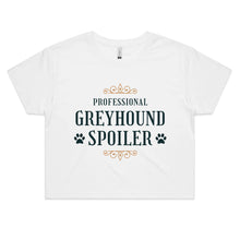 Load image into Gallery viewer, Professional Greyhound Spoiler - Women&#39;s Crop T-Shirt
