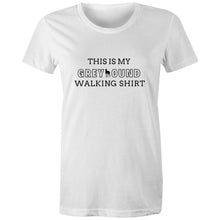 Load image into Gallery viewer, This Is My Greyhound Walking Shirt  - Women&#39;s Classic T-Shirt
