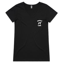 Load image into Gallery viewer, Snoot Life - Women&#39;s V-Neck T-Shirt
