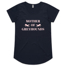 Load image into Gallery viewer, Mother of Greyhounds - Women&#39;s Scoop Neck T-Shirt
