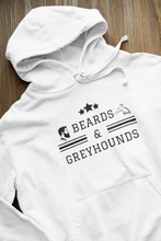 Load image into Gallery viewer, Beards and Greyhounds - Pocket Hoodie Sweatshirt
