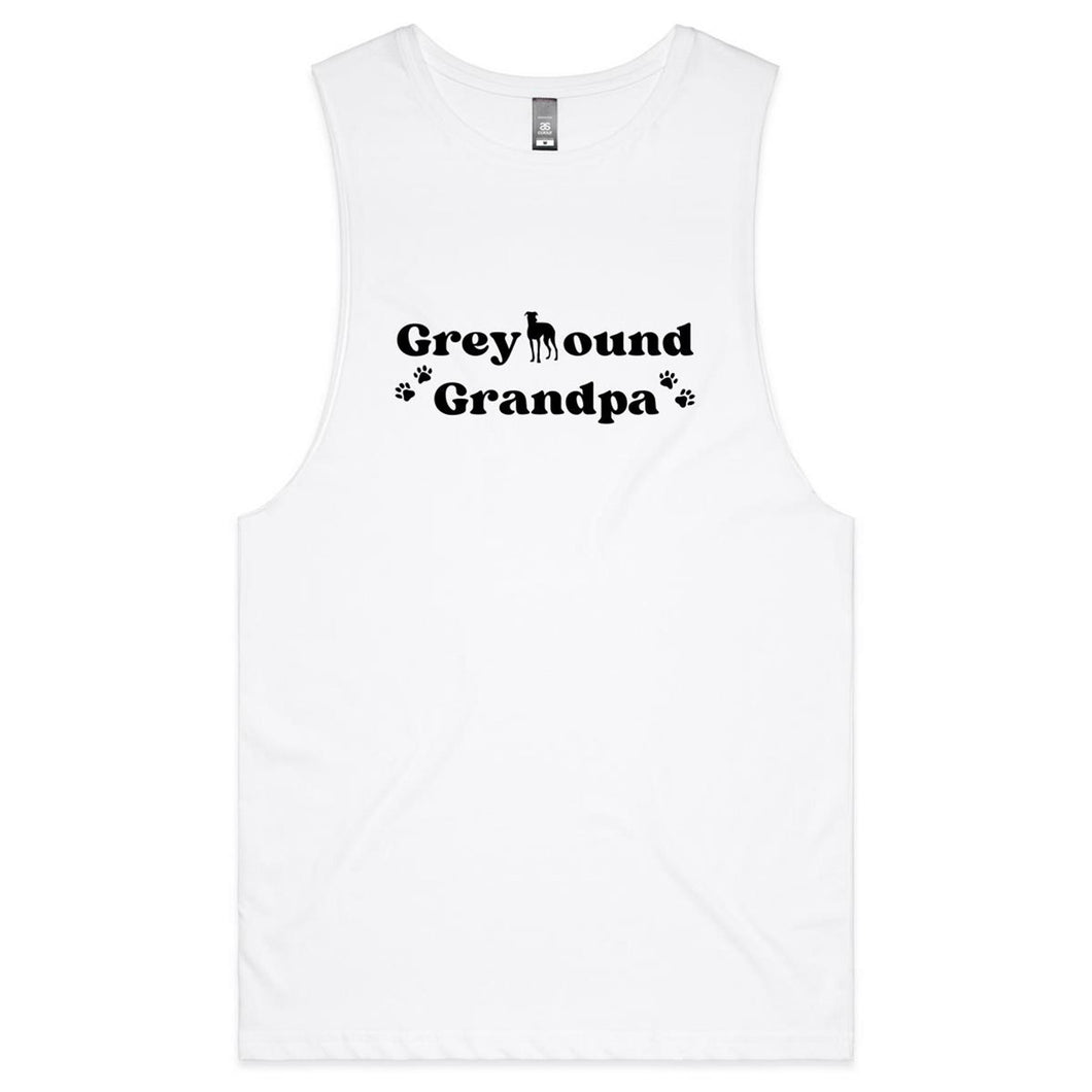 Greyhound Grandpa - Men's Tank Top Tee