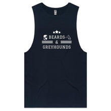 Load image into Gallery viewer, Beards and Greyhounds - Men&#39;s Tank Top Tee
