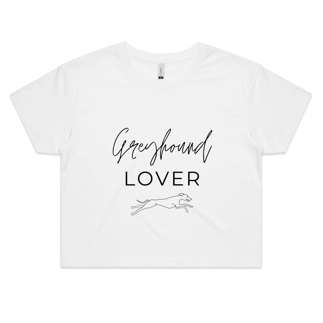 Greyhound Lover - Women's Crop T-Shirt