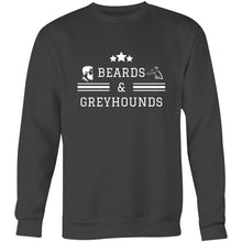 Load image into Gallery viewer, Beards and Greyhounds - Crew Sweatshirt
