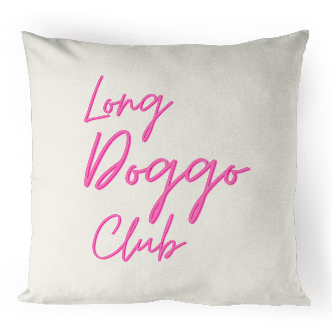 Long Doggo Club - 100% Linen Cushion Cover