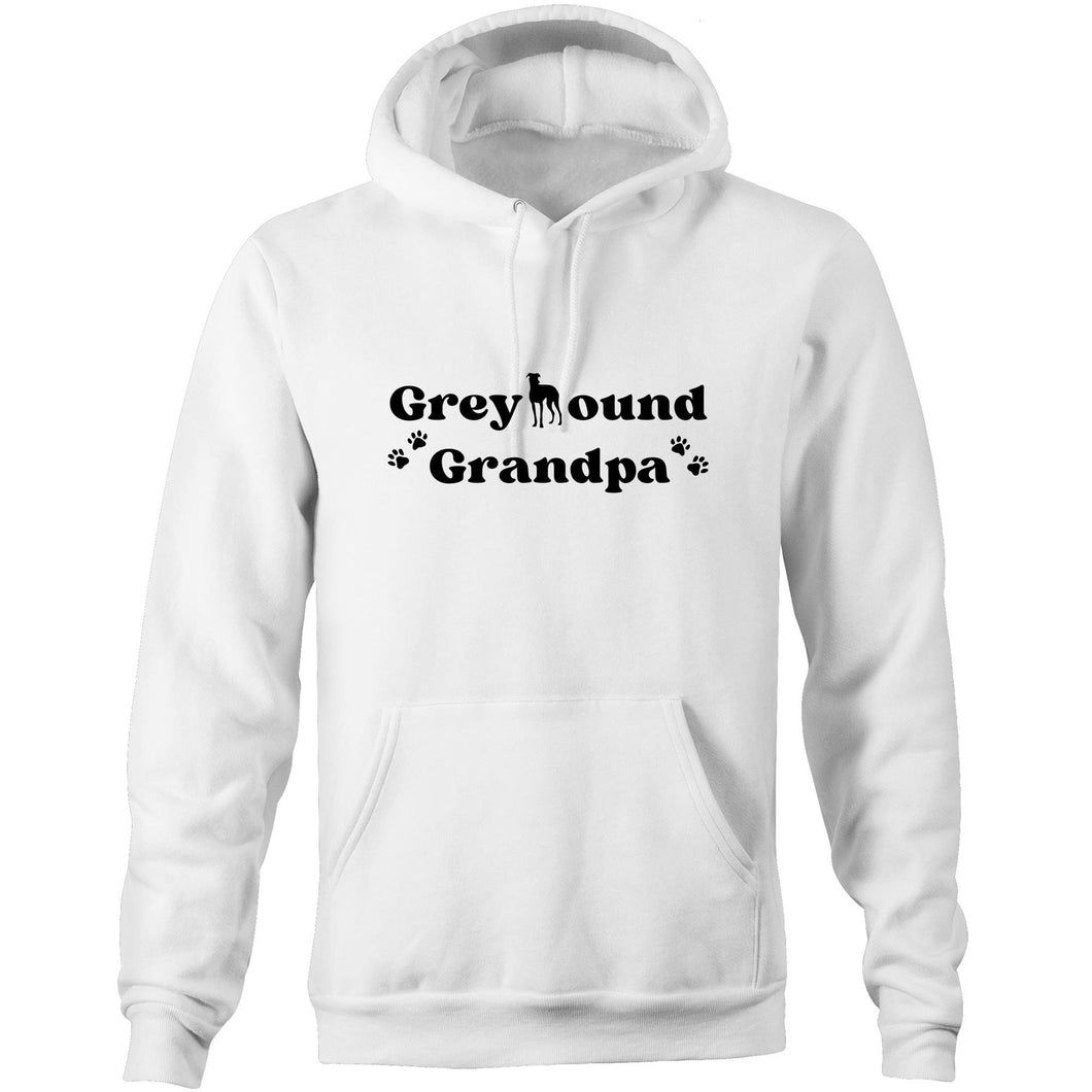 Greyhound Grandpa - Pocket Hoodie Sweatshirt