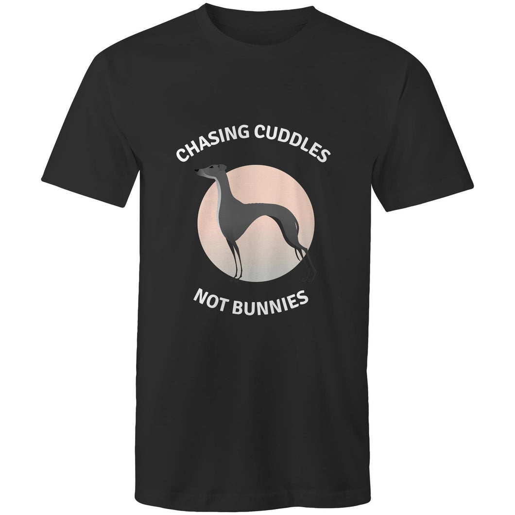 Chasing Cuddles Not Bunnies - Men's T-Shirt