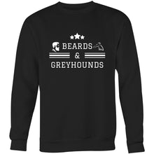 Load image into Gallery viewer, Beards and Greyhounds - Crew Sweatshirt
