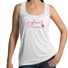 Load image into Gallery viewer, Greyhound Mumma Greyhound Silhouette - Women&#39;s Singlet
