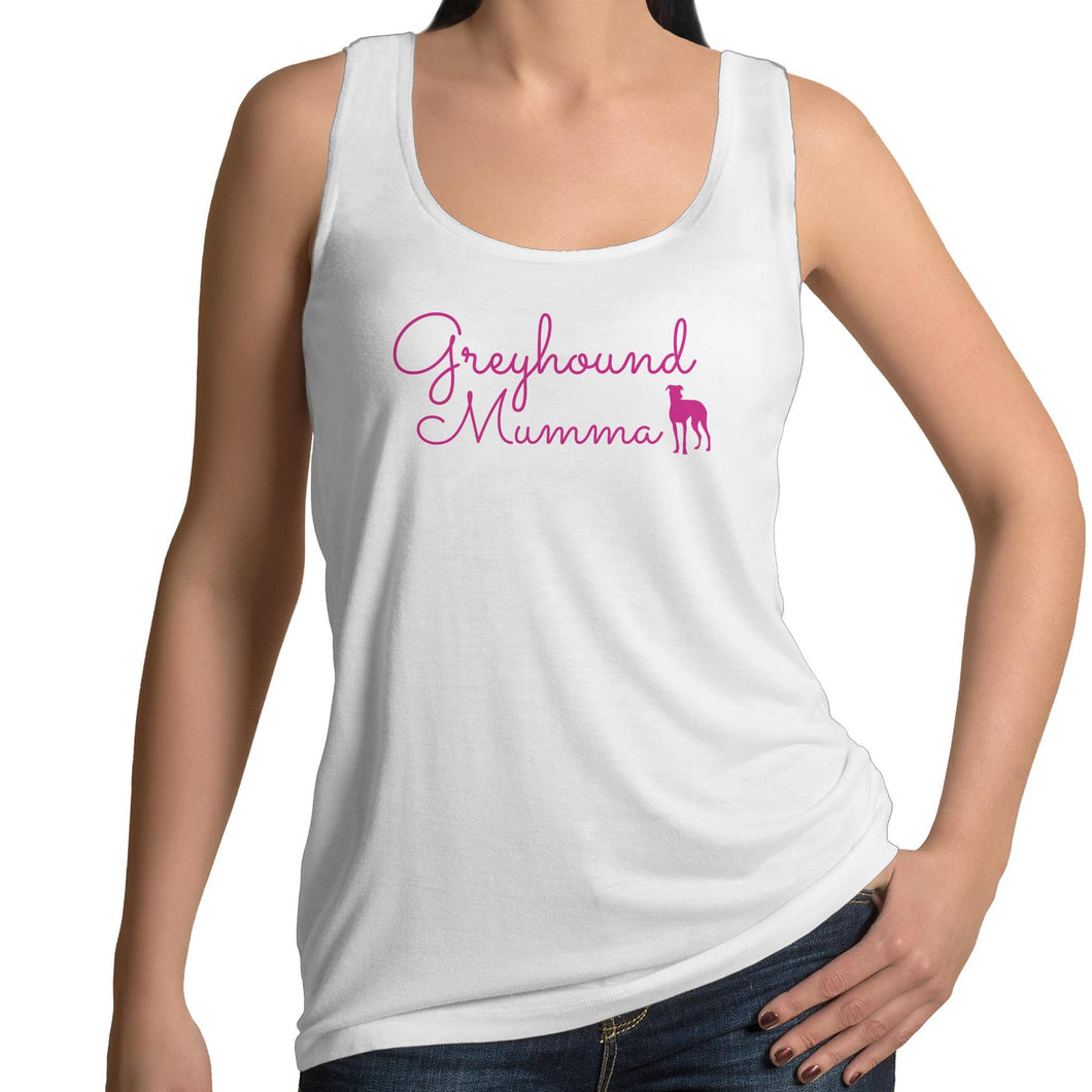 Greyhound Mumma Greyhound Silhouette - Women's Singlet