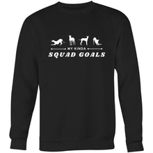 Load image into Gallery viewer, My Kinda Squad Goals - Crew Sweatshirt
