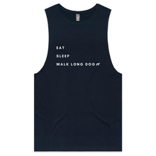 Load image into Gallery viewer, Eat Sleep Walk Long Dog - Men&#39;s Tank Top Tee
