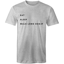 Load image into Gallery viewer, Eat Sleep Walk Long Dog - Men&#39;s T-Shirt
