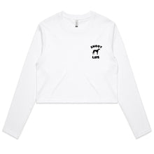 Load image into Gallery viewer, Snoot Life - Women&#39;s Long Sleeve Crop T-Shirt
