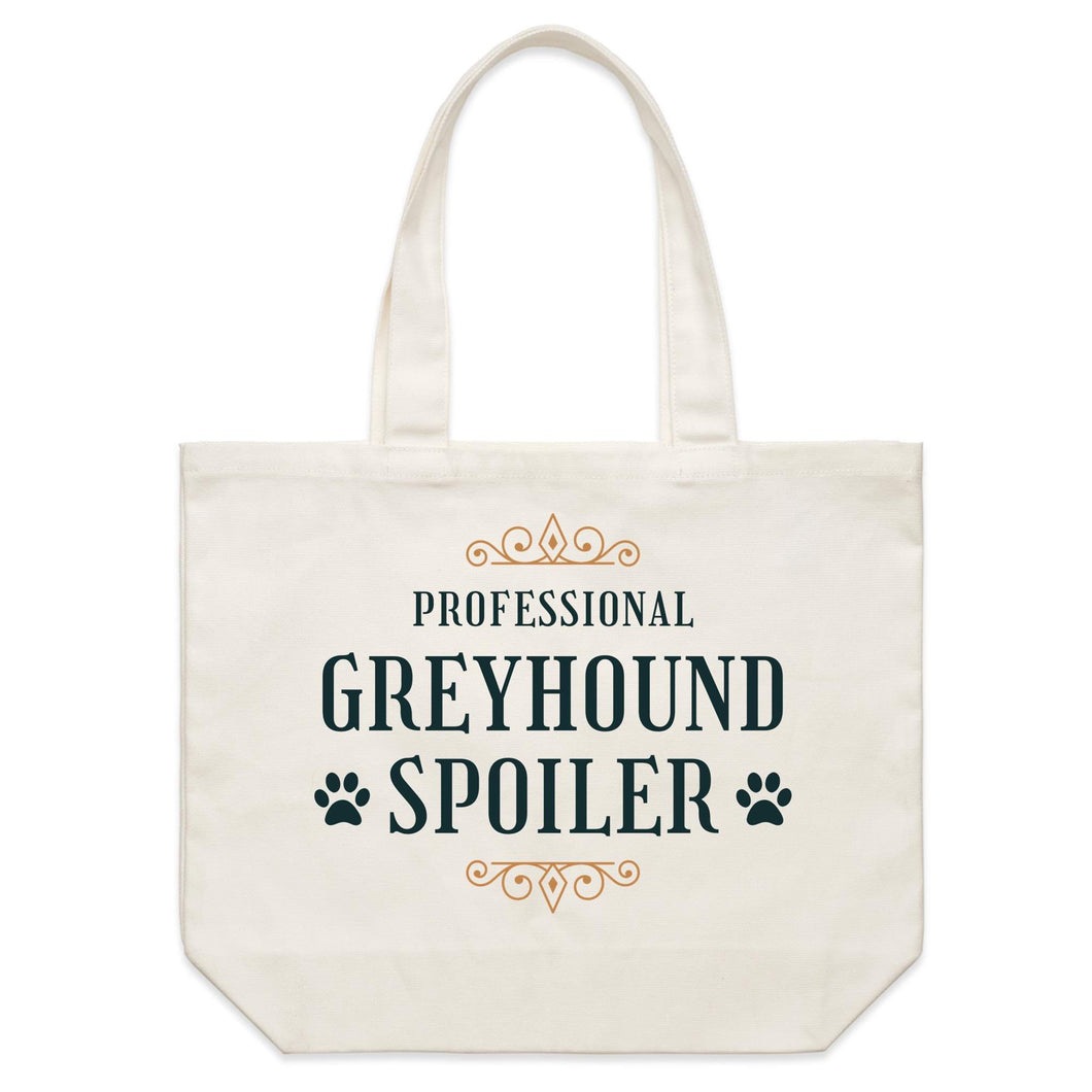 Professional Greyhound Spoiler - Shoulder Canvas Tote Bag