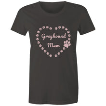 Load image into Gallery viewer, Greyhound Mum Heart Frame - Women&#39;s Classic T-Shirt
