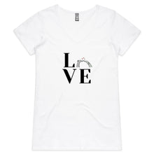 Load image into Gallery viewer, LOVE - Women&#39;s V-Neck T-Shirt
