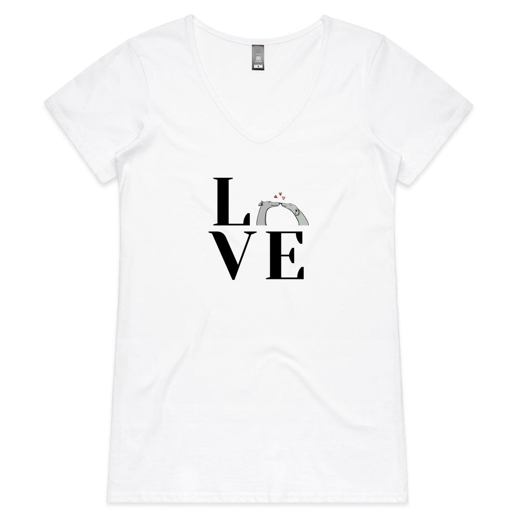 LOVE - Women's V-Neck T-Shirt