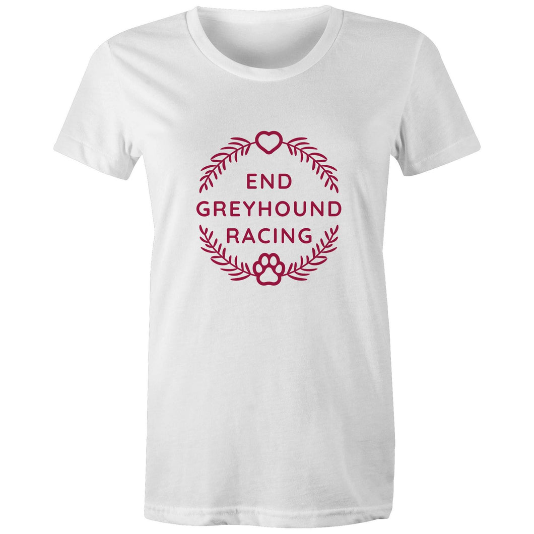 End Greyhound Racing Wreath - Women's Classic T-Shirt