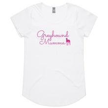 Load image into Gallery viewer, Greyhound Mumma Greyhound Silhouette - Women&#39;s Scoop Neck T-Shirt
