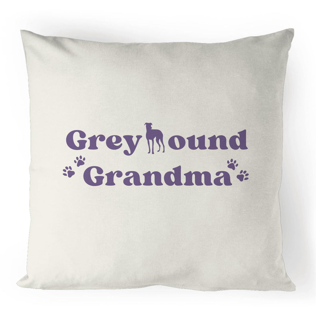 Greyhound Grandma - 100% Linen Cushion Cover