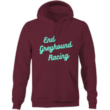 Load image into Gallery viewer, End Greyhound Racing - Pocket Hoodie Sweatshirt
