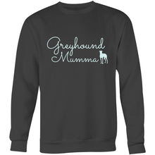 Load image into Gallery viewer, Greyhound Mumma Greyhound Silhouette - Crew Sweatshirt
