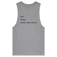 Load image into Gallery viewer, Eat Sleep Walk Long Dog - Men&#39;s Tank Top Tee
