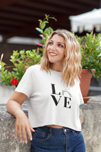 Load image into Gallery viewer, LOVE - Women&#39;s Crop T-Shirt
