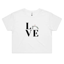 Load image into Gallery viewer, LOVE - Women&#39;s Crop T-Shirt
