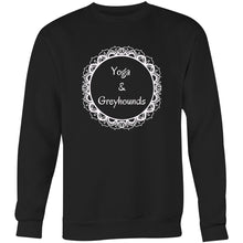 Load image into Gallery viewer, Yoga and Greyhounds - Crew Sweatshirt
