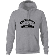 Load image into Gallery viewer, Greyhound Dad Banner - Pocket Hoodie Sweatshirt
